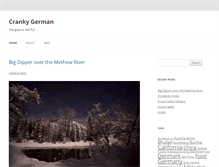 Tablet Screenshot of crankygerman.com